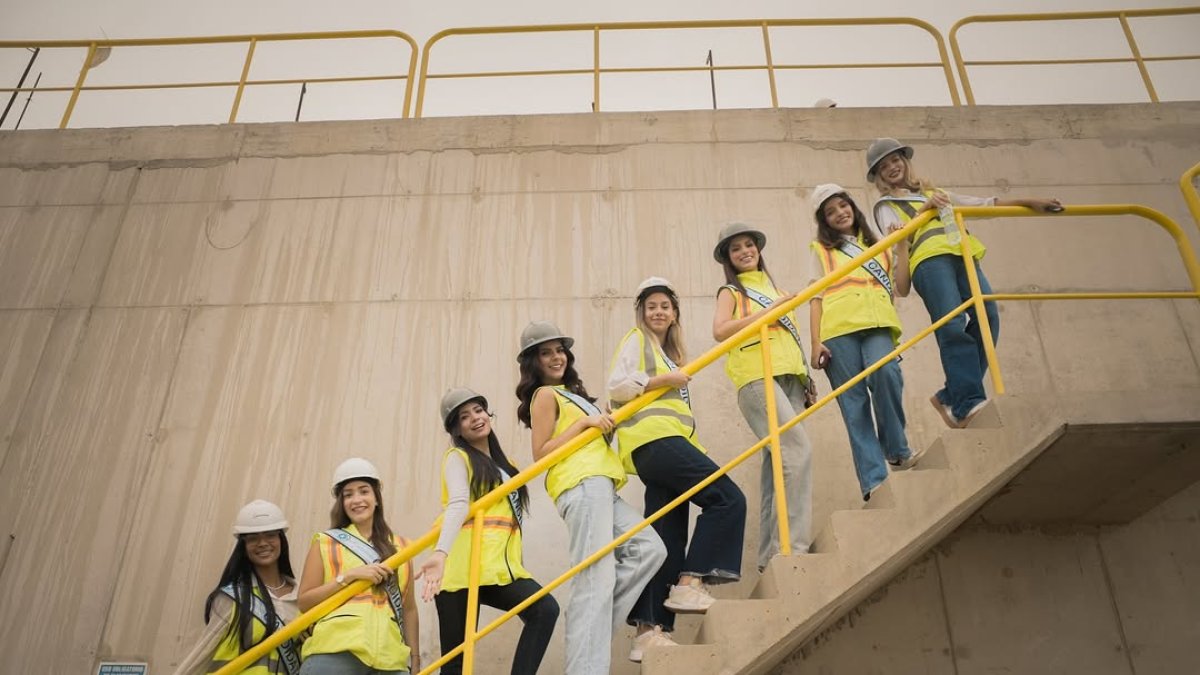 Las aspirantes al reinado de Guayaquil.