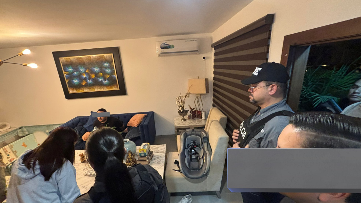 Imagen de un allanamiento a una red de narcotráfico en Guayas.