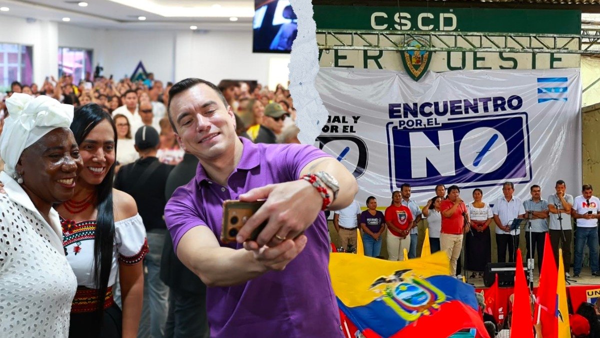 El presidente Noboa ha encabezado la campaña por el Sí, mientras que Unidad Popular y organizaciones sociales lo han hecho por el No.