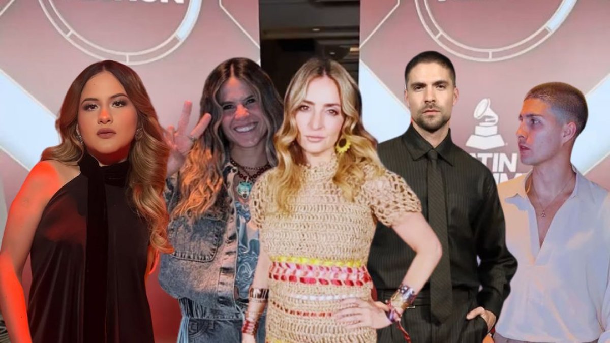 Mar Rendón, Luz Pinos, Mirella Cesa, Johann Vera y Álex Ponce en Los Latin Grammy.