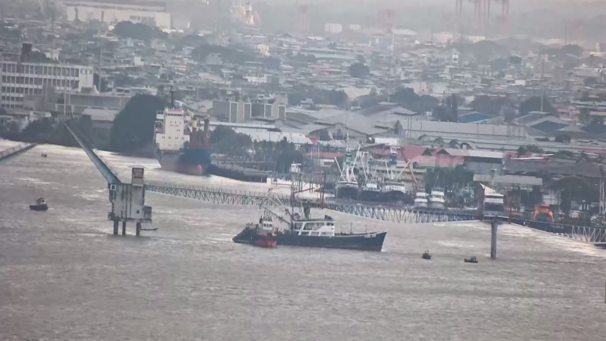 El impacto de la embarcación contra la estructura basculante ocurrió este 13 de noviembre.