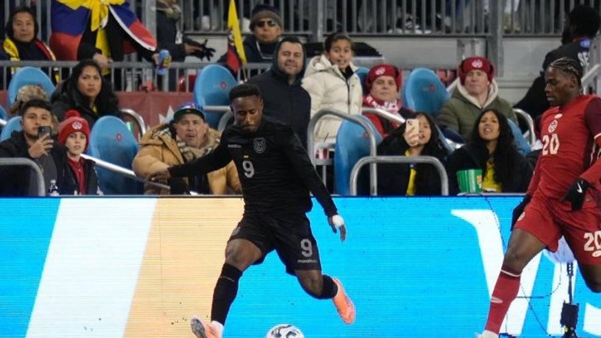 John Yeboah, extremo de la selección ecuatoriana.