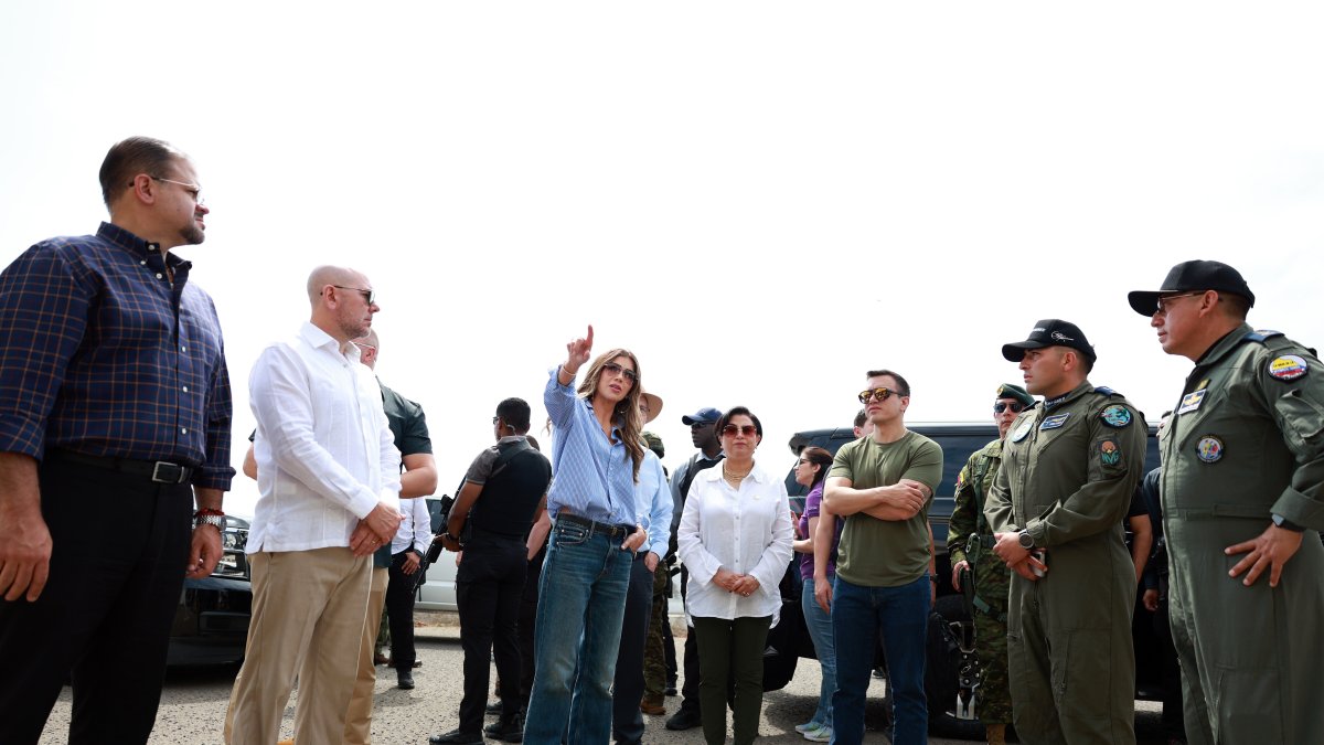 La Secretaria de Seguridad Nacional de Estados Unidos, Kristi Noem, arribó el miércoles 5 de noviembre a Ecuador.