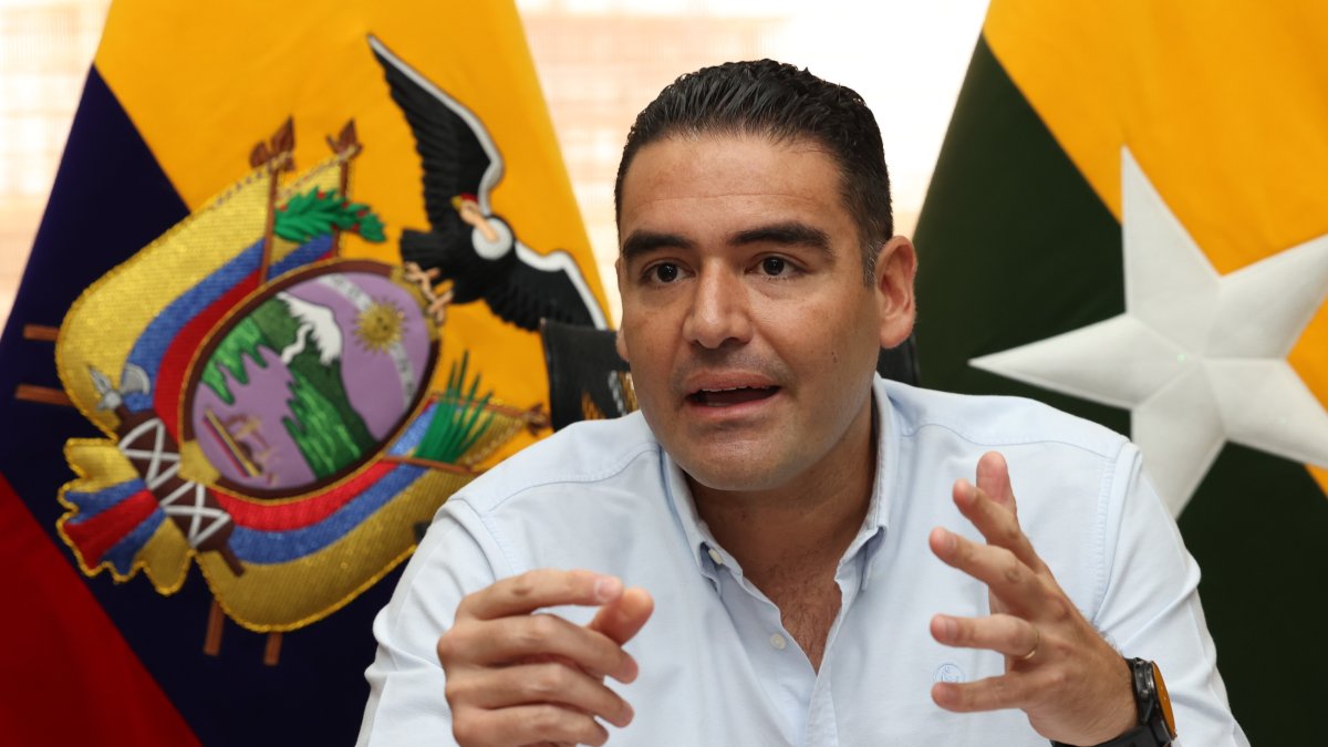 Juan José Yúnez, alcalde de Samborondón. 