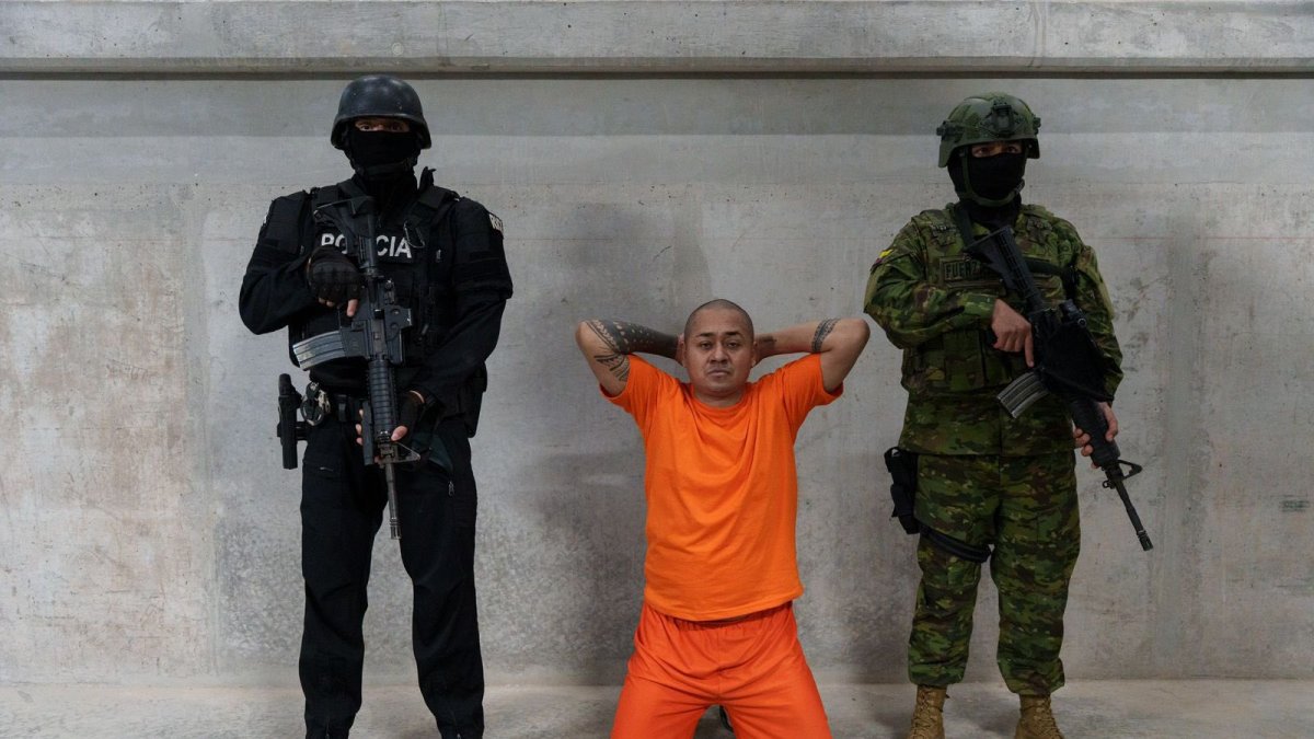 El Ministerio del Interior publicó la foto de alias Fede en prisión.