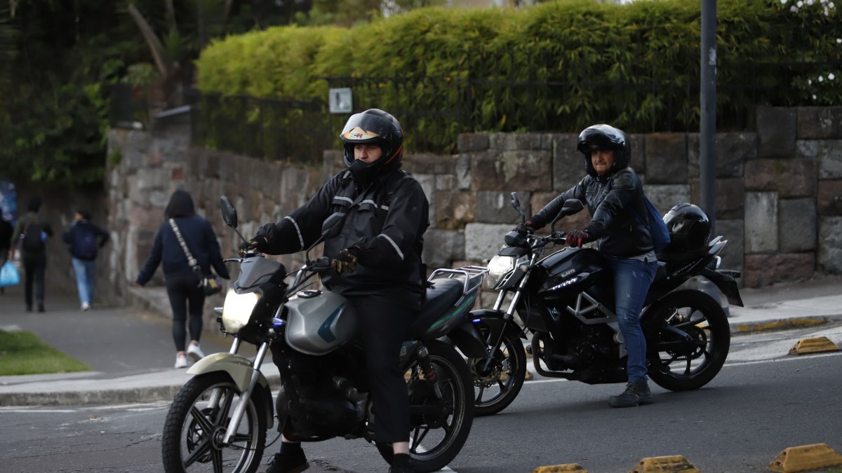 Los motociclistas están entre las principales víctimas de siniestros viales en Ecuador.