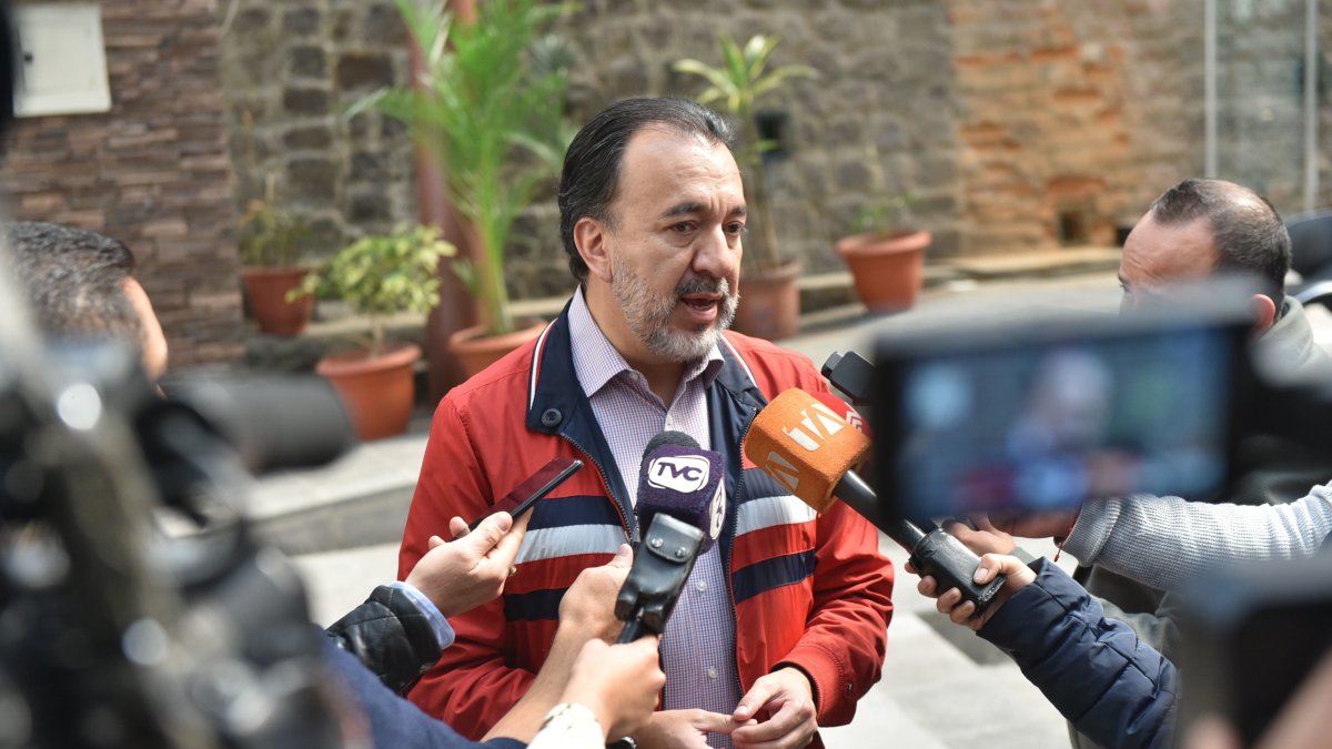 Referencia. El alcalde Pabel Muñoz se refirió a los resultados de la consulta popular y al abandono estatal hacia la capital.