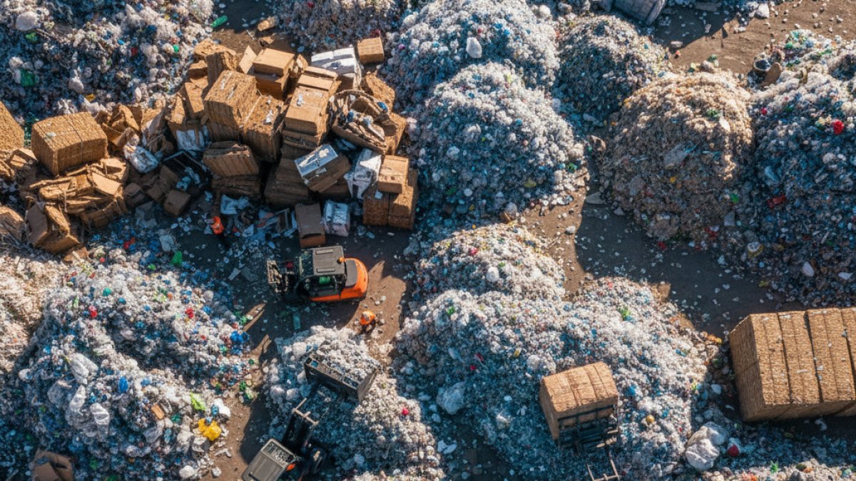 Clasificación de desechos.