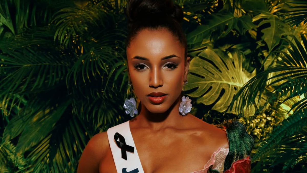 Miss Jamaica sufre un accidente en la preliminar del Miss Universe.