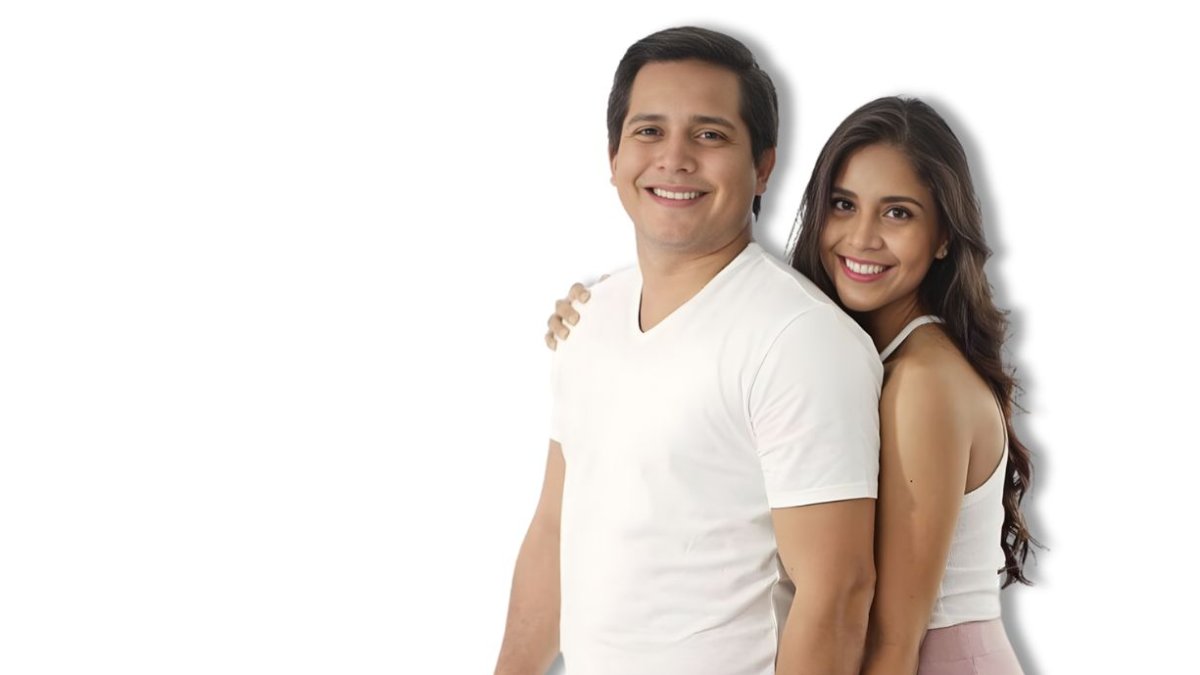 Pepe Tola y Joselyn Acosta.