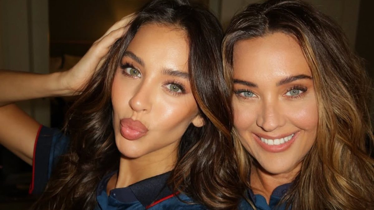 Nadia Mejía y su madre Kathy Lynn, en una foto compartida en Instagram.