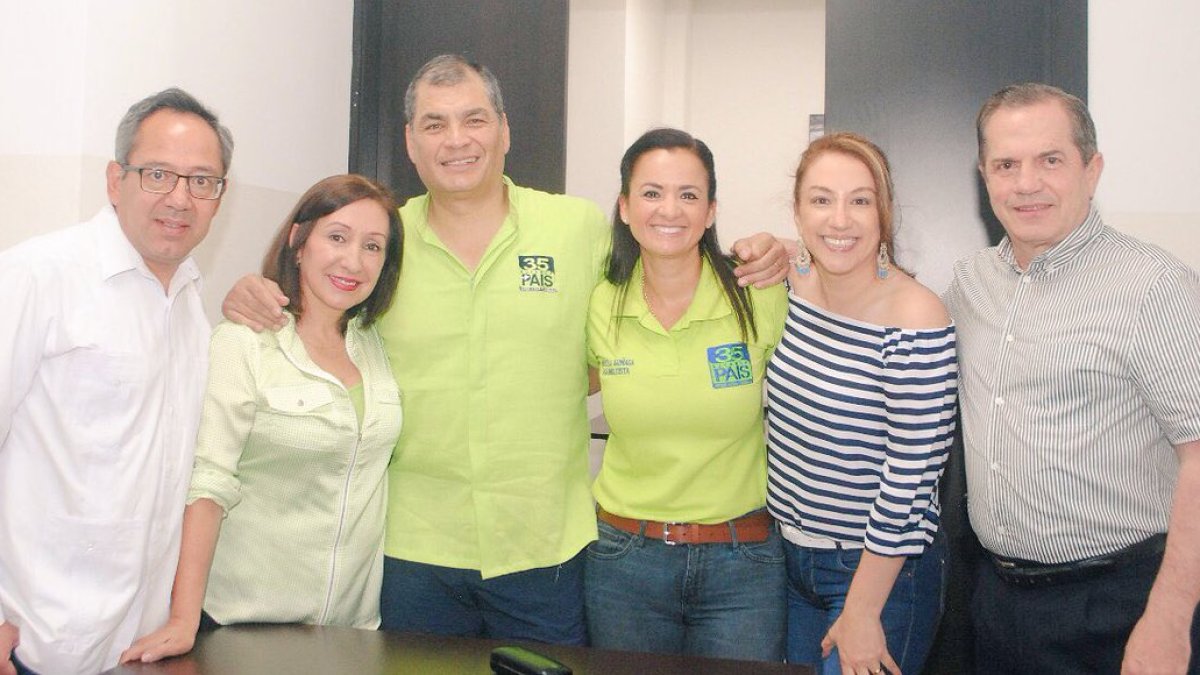 Rafael Correa y Marcela Aguiñaga iniciaron en la política bajo la misma carpa, con la misma intención política