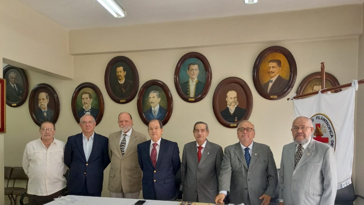 El directorio de la Sociedad Filantrópica del Guayas está presidido por Raúl Quiroz Heinert.