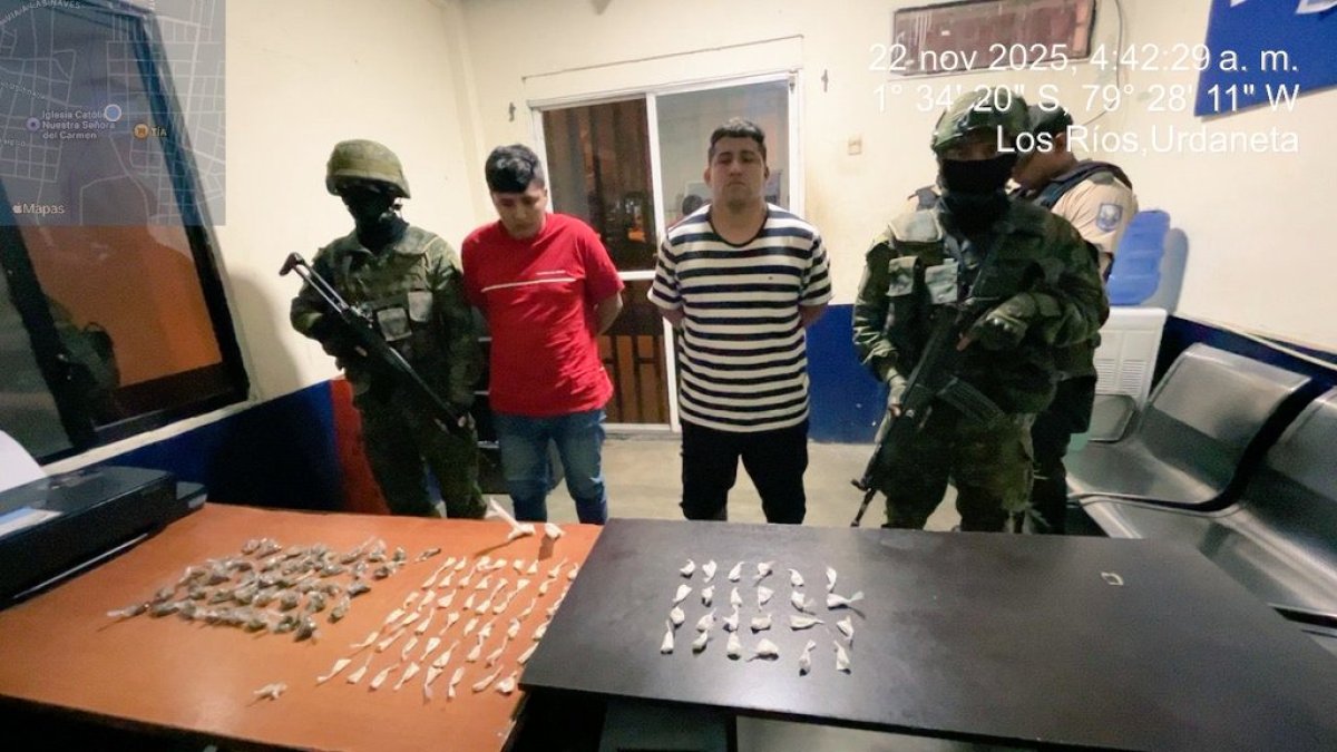 En Manabí fue aprehendido alias Manabita, identificado como integrante del grupo delictivo organizado Los Lobos.