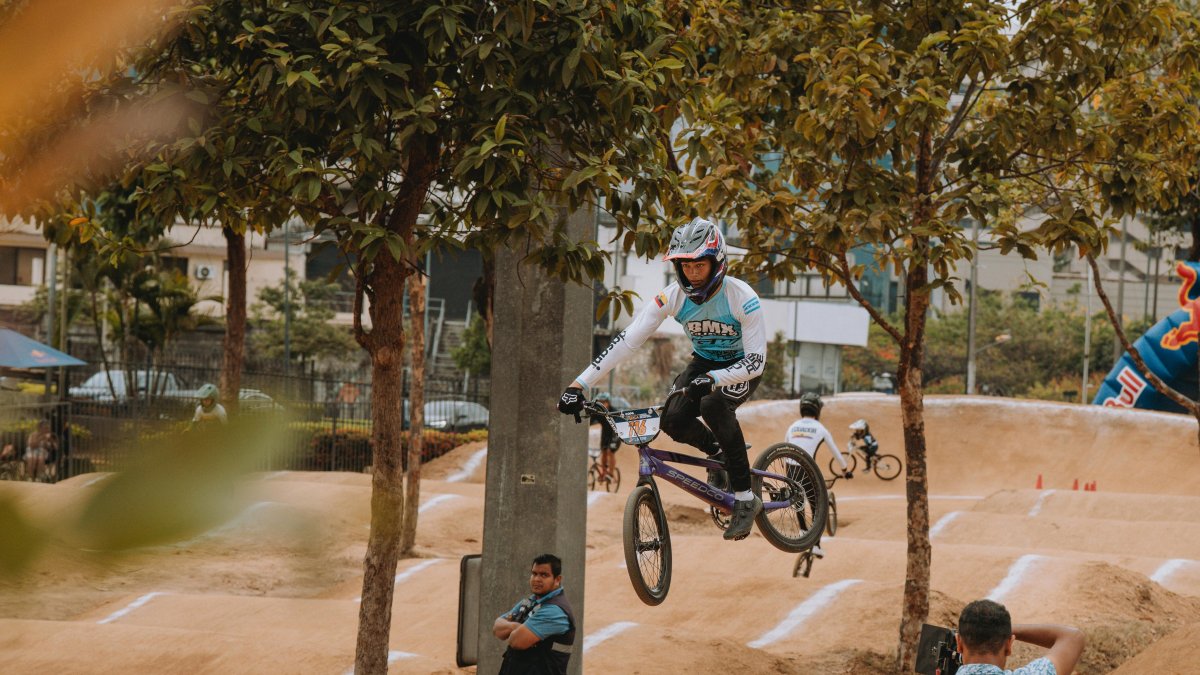 La cancha de BMX fue readecuada, en la av. Juan Tanca Marengo y Francisco de Orellana.