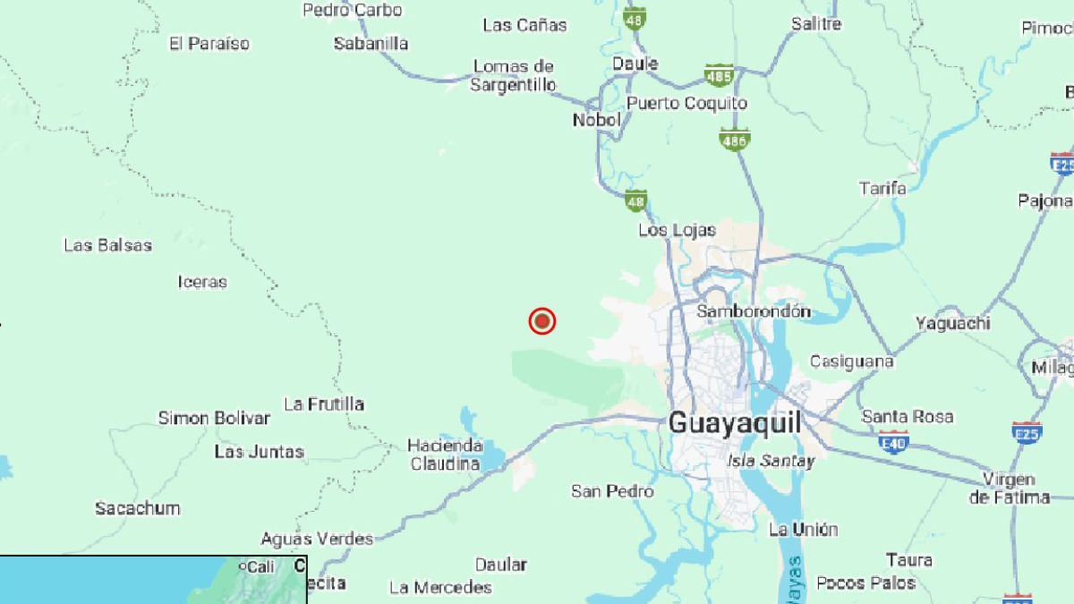 Temblor en Ecuador hoy 23 de noviembre de 2025 tuvo como epicentro Guayaquil.