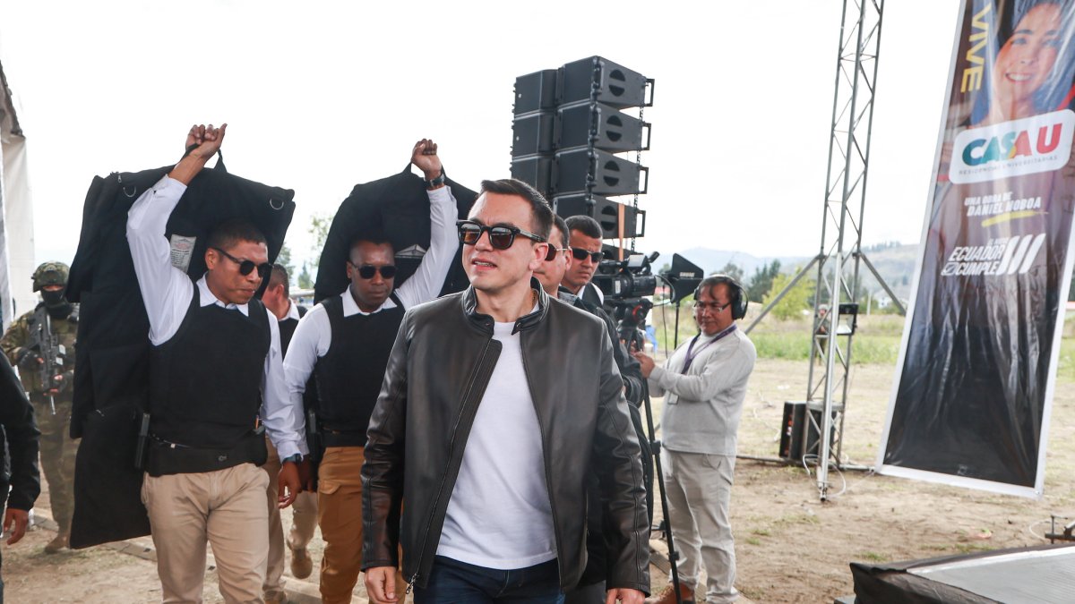 El presidente Daniel Noboa cumplió este 23 de noviembre dos años en el poder.