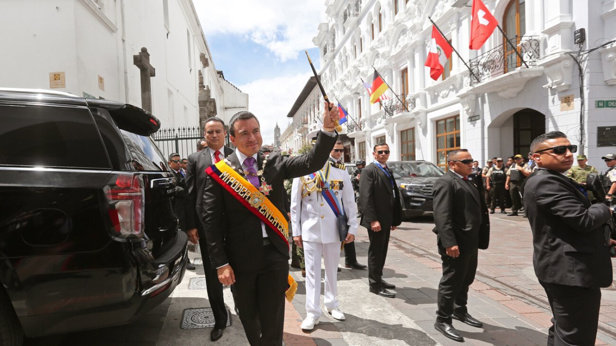 Daniel Noboa asumió la Presidencia en su segundo periodo en mayo de 2025.
