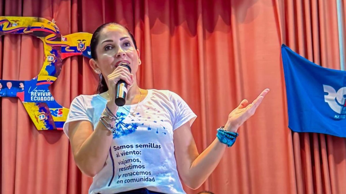 Luisa González es la actual presidenta de la Revolución Ciudadana.