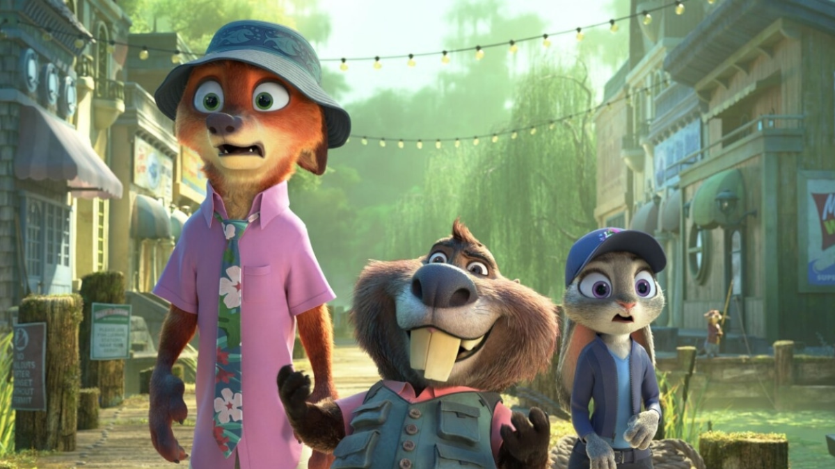 Aunque en Zootopía 2 la trama es alocada, la estética visual logra quitarle algo de su aturdimiento.