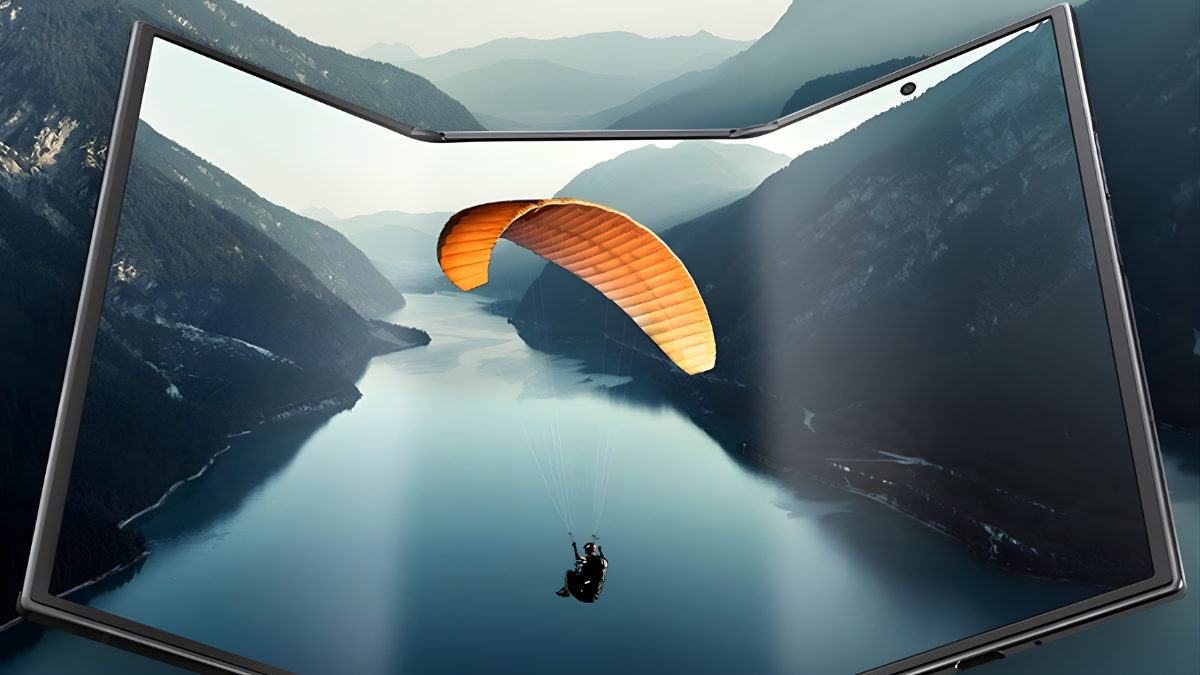 El Galaxy Z TriFold se despliega dos veces hasta alcanzar una pantalla de 10 pulgada.