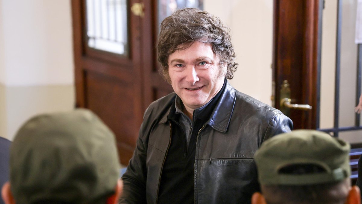 El presidente de Argentina, Javier Milei, en Buenos Aires (Argentina)