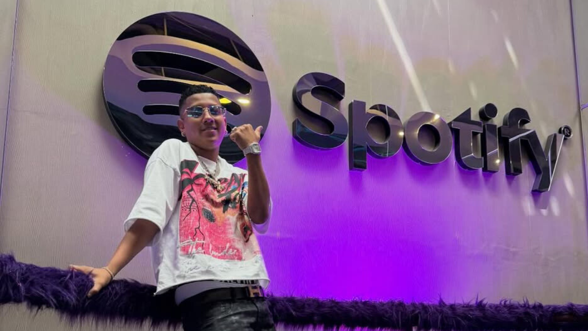 Jombriel celebró desde Spotify Colombia su liderazgo en el Spotify Wrapped 2025.