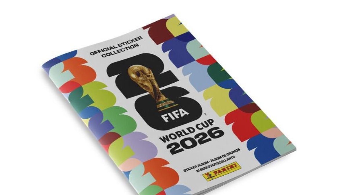 Panini mostró la portada del 'álbum de cromos' oficial de la Copa del Mundo 2026.