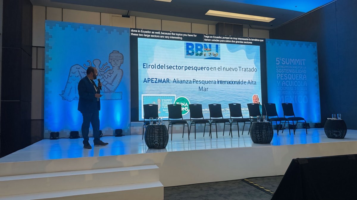 El director de TUNACONS, Guillermo Morán Velásquez, habla del Tratado BBNJ (Biodiversidad Marina en Zonas Fuera de la Jurisdicción Nacional).