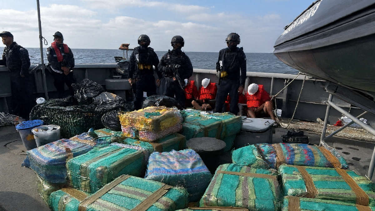 Las Fuerzas Armadas de Ecuador y la Armada Nacional ejecutaron una operación coordinada con la Guardia Costera de Estados Unidos.