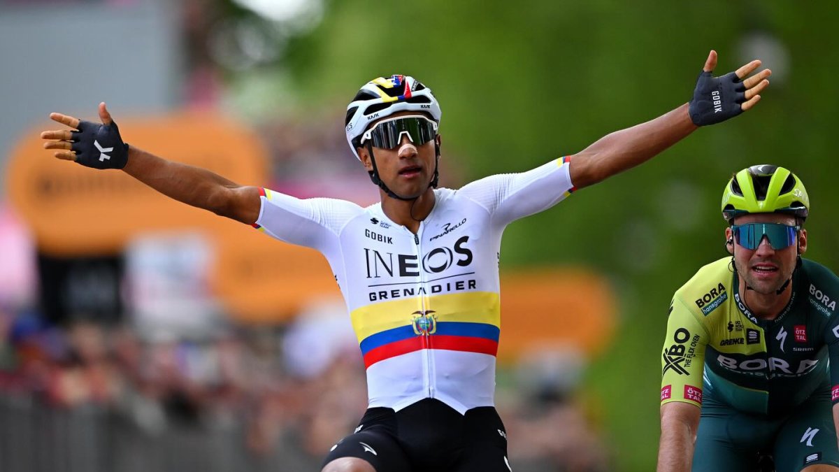 El ciclista ecuatoriano Jhonatan Narváez, previo a firmar con UAE Emirates, compitió por 6 temporadas con el equipo de Ineos Grenadiers.