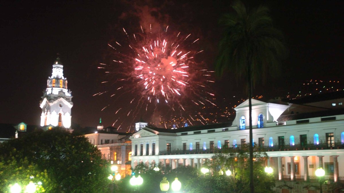 Diciembre es el mes que más fuegos articiales se utilizan en  la ciudad.