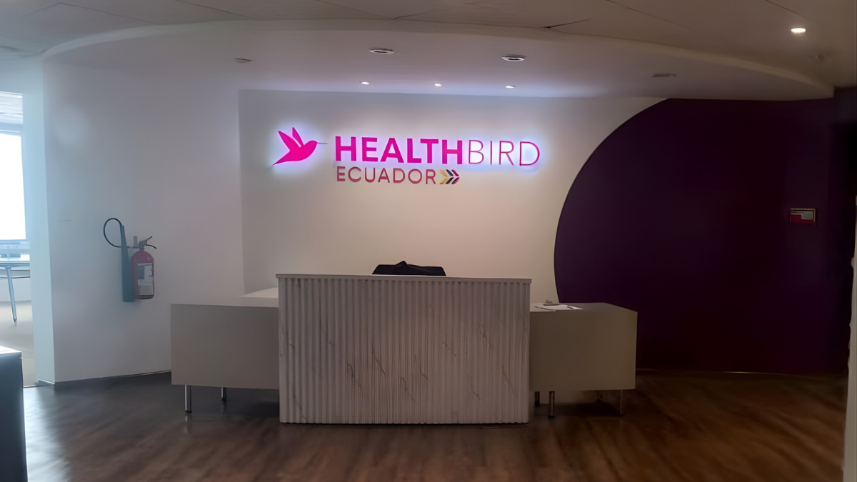 HealthBird Ecuador funcionaba en la oficina 1001 del Edificio La Previsora, aunque en una visita de EXPRESO no encontró presencia de personal.