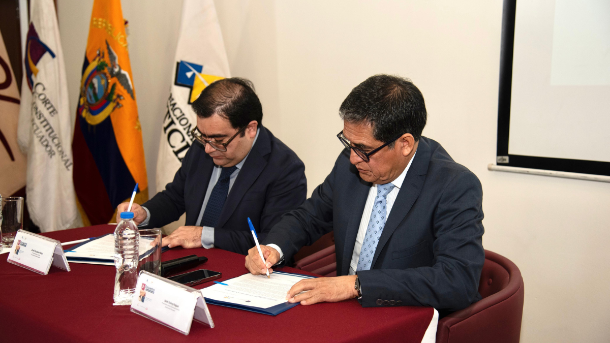 Encuentro por el precedente de la corte constitucional y la corte de justicia.