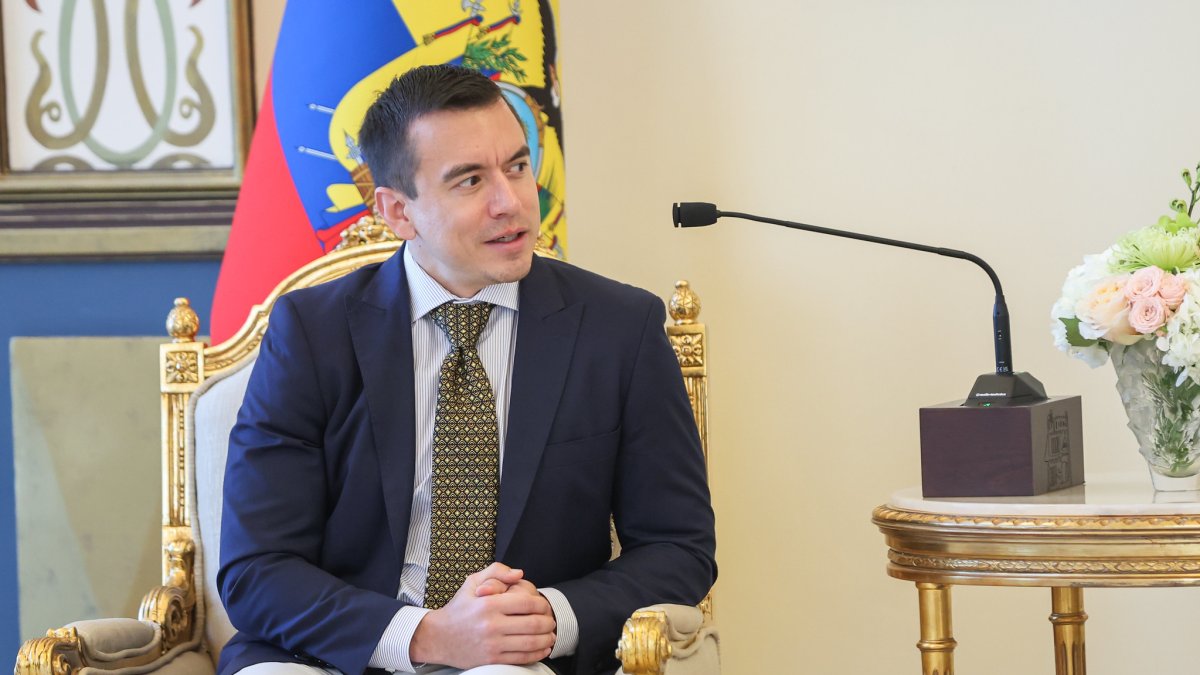 Antes de aterrizar en Noruega, el presidente Daniel Noboa estuvo en Emiratos Árabes Unidos.