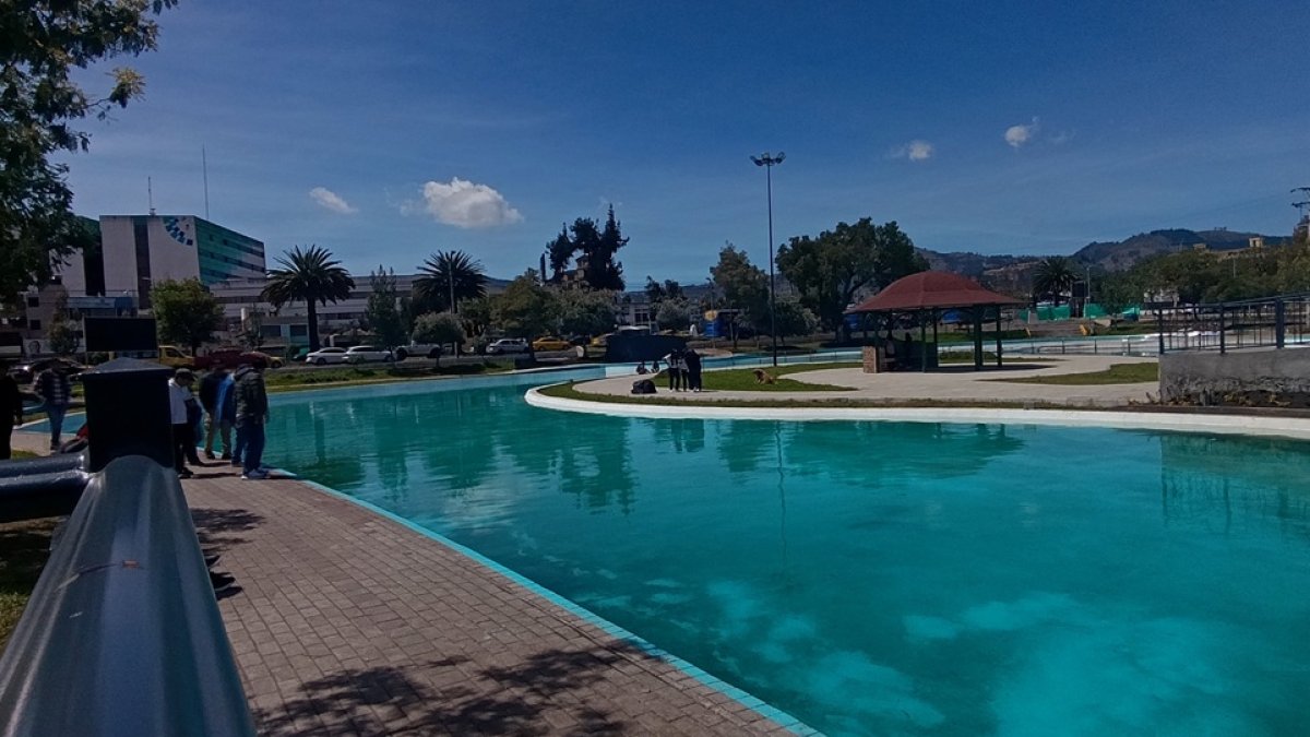 Aunque el parque Guayaquil luce renovado actualmente, aún no ha sido entregado oficialmente al Municipio de Riobamba.