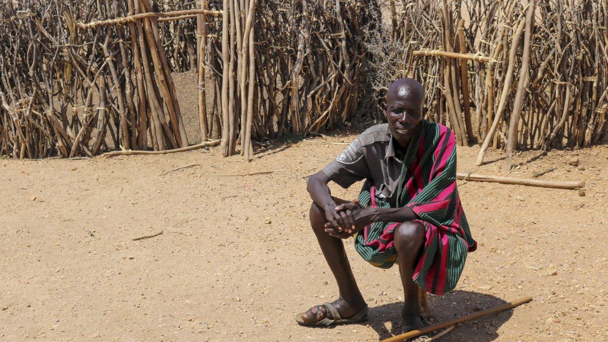 Ekai Akumal Losike, padece de micetoma en una aldea situada alrededor de una hora y media de Todwar, capital del condado keniano de Turkana.