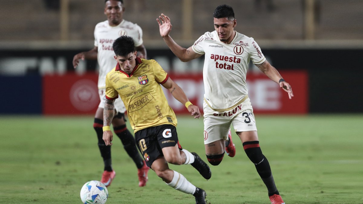 Barcelona quedó último del Grupo B de la Copa Libertadores 2025, que compartió con River Plate, Universitario e Independiente del Valle.