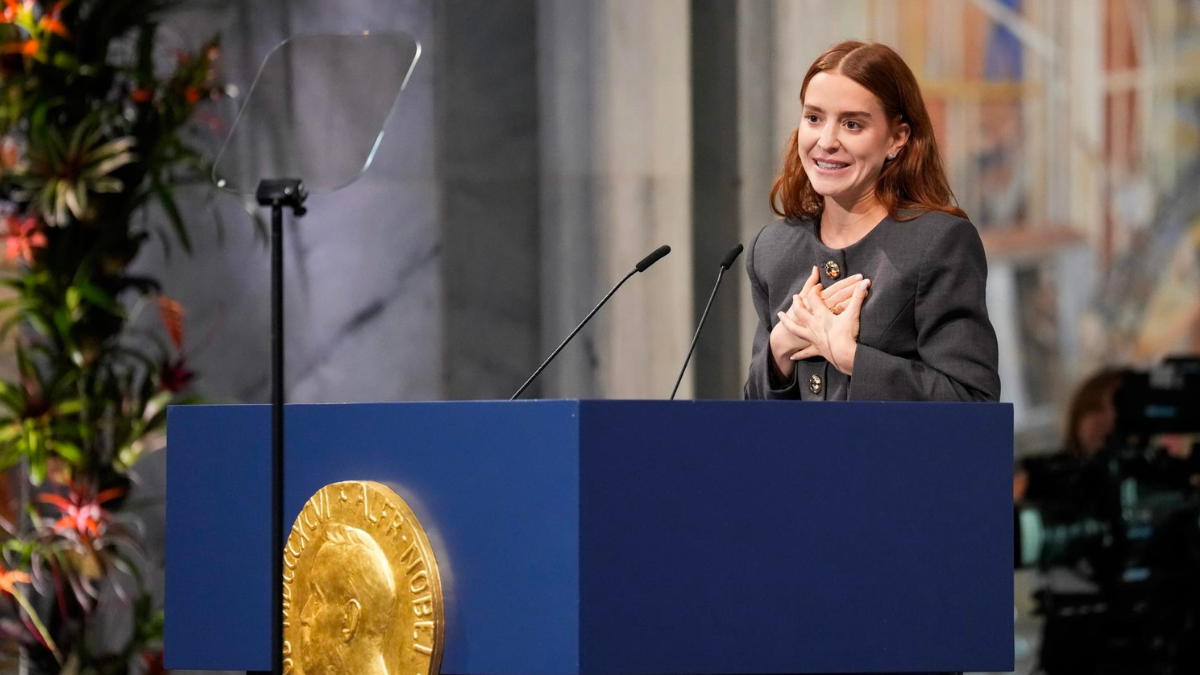 Ana Corina Sosa, hija de la líder opositora venezolana Maria Corina Machado.