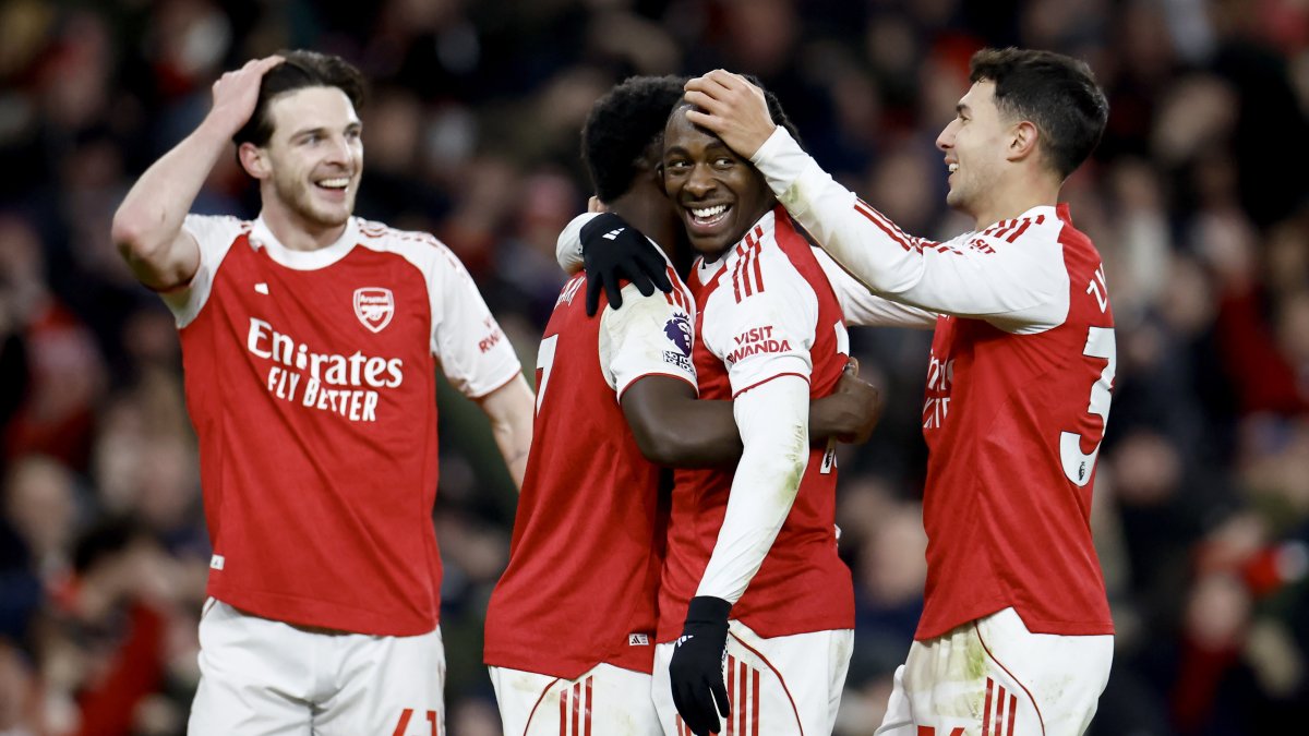 Arsenal es el líder en la tabla de posiciones de la Champions League.