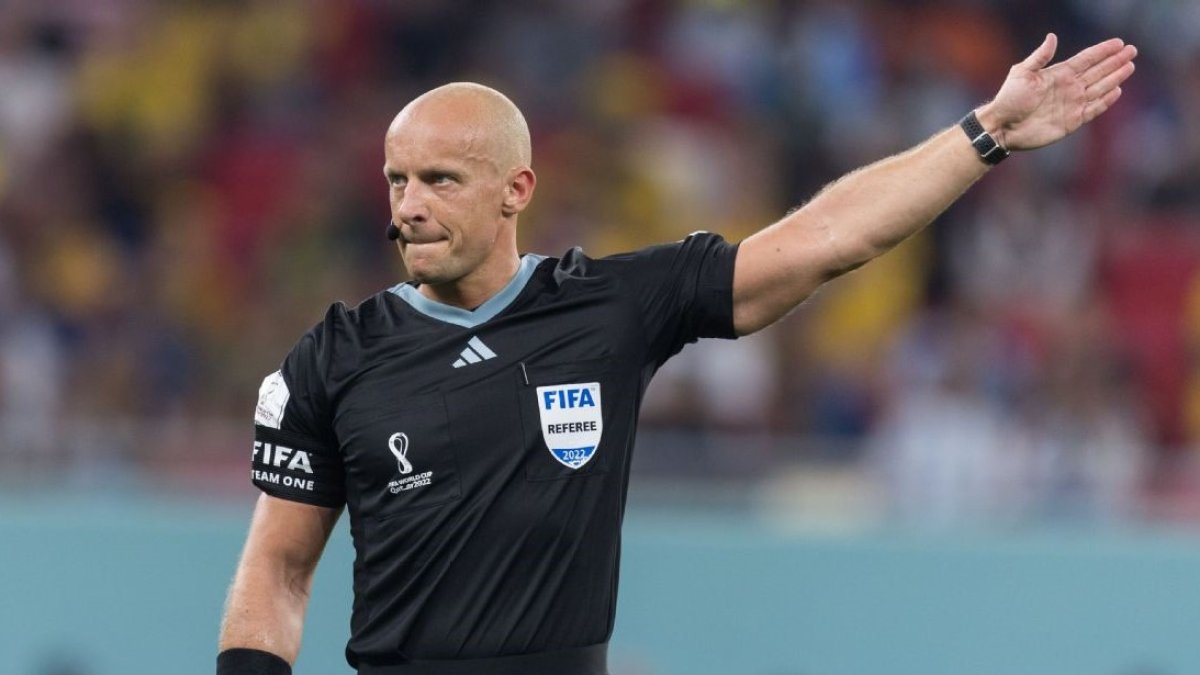 Szymon Marciniak fue el arbitro de la final del Mundial de Qatar 2022 entre Francia y Argentina