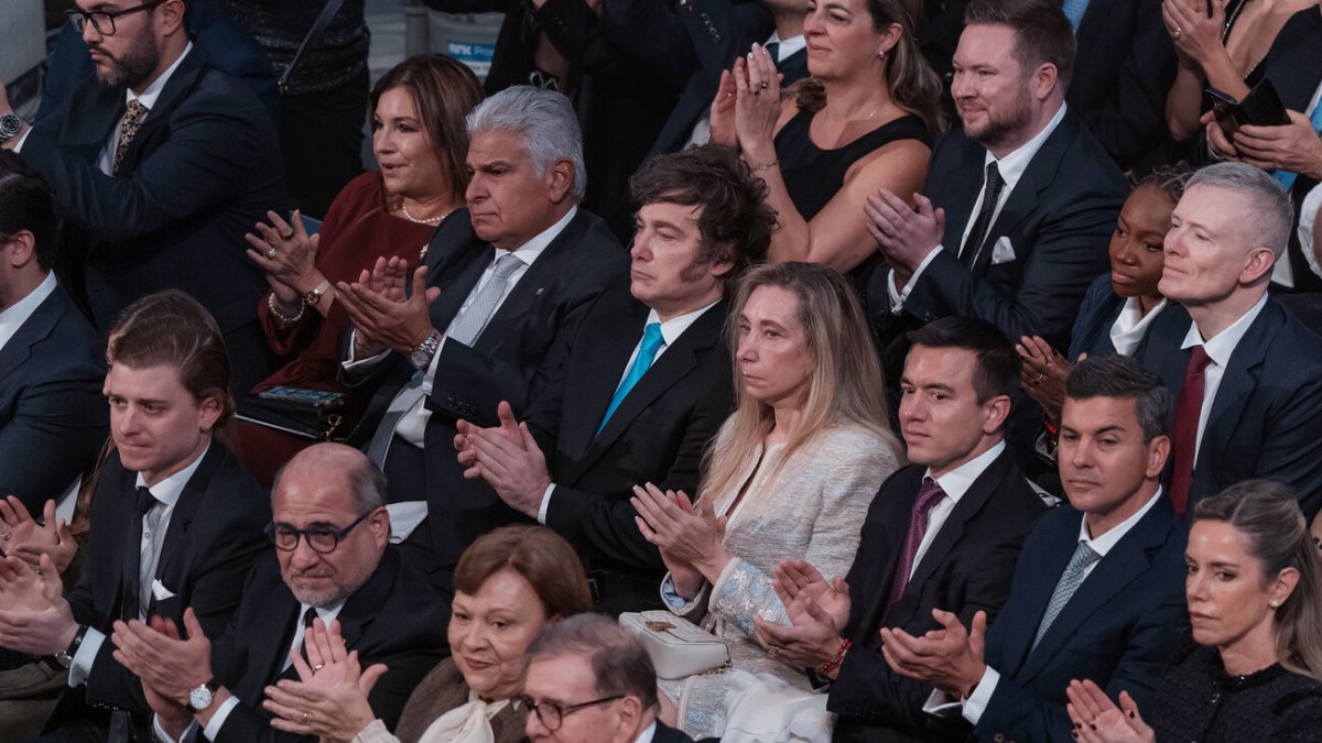 El presidente Daniel Noboa asistió a la entrega a la premio Nobel de la Paz, María Corina Machado.