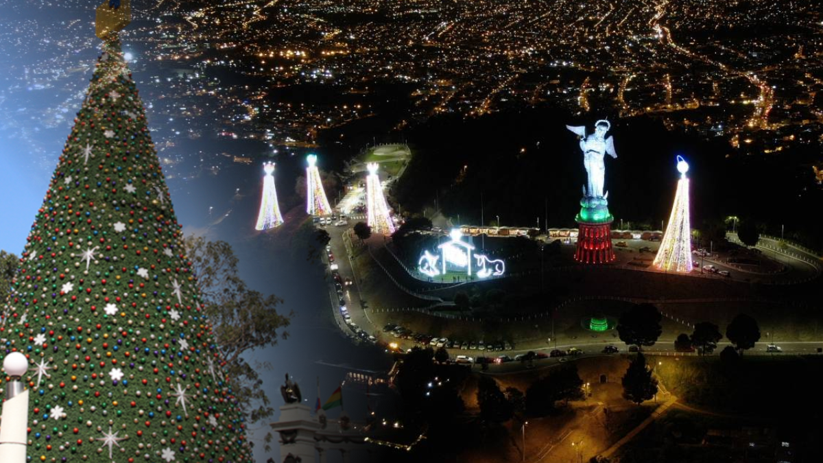 Ecuador cada navidad presenta espacios sacados de postales.