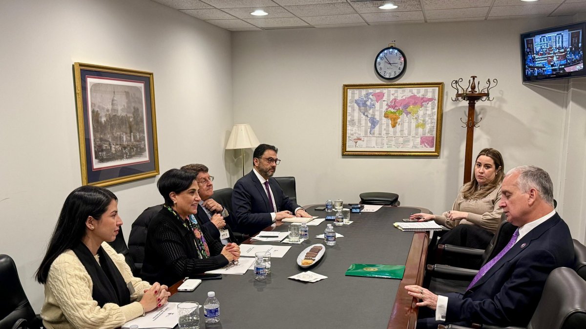 La canciller Gabriela Sommerfeld se reunió con autoridades y congresistas de Estados Unidos.