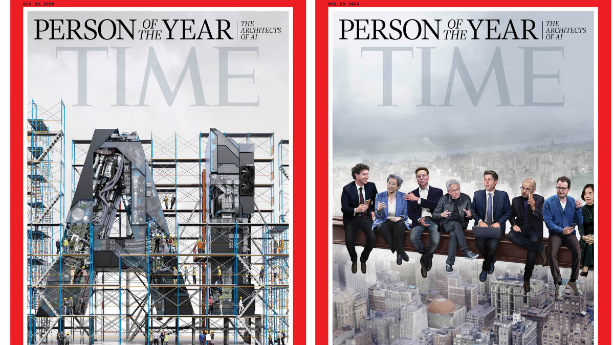 Por liderar la revolución de la IA y transformar el presente con avances que inspiran y alertan al mundo, los Arquitectos de la IA fueron elegidos Persona del Año 2025 por TIME.
