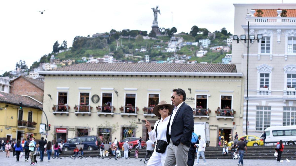 El Centro de Quito es una de las zonas con más flujo de turistas nacionales y extranjeros.