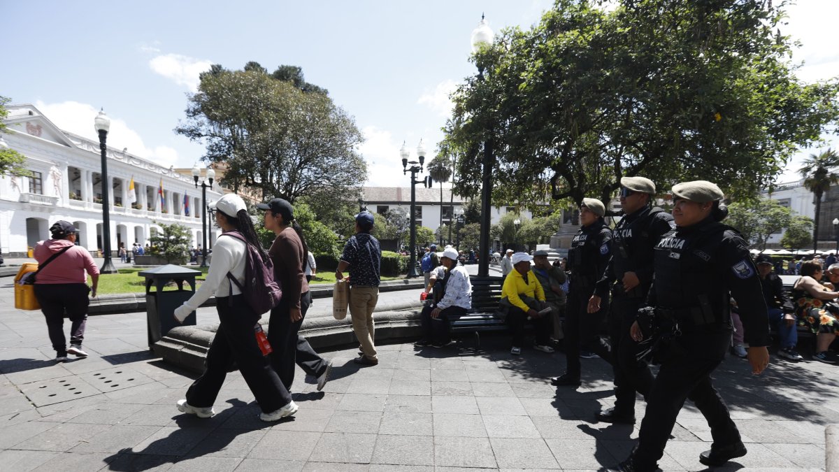 Por la temporada navideña y de fin de año hay más patrullajes en sectores de alta concurrencia de personas.