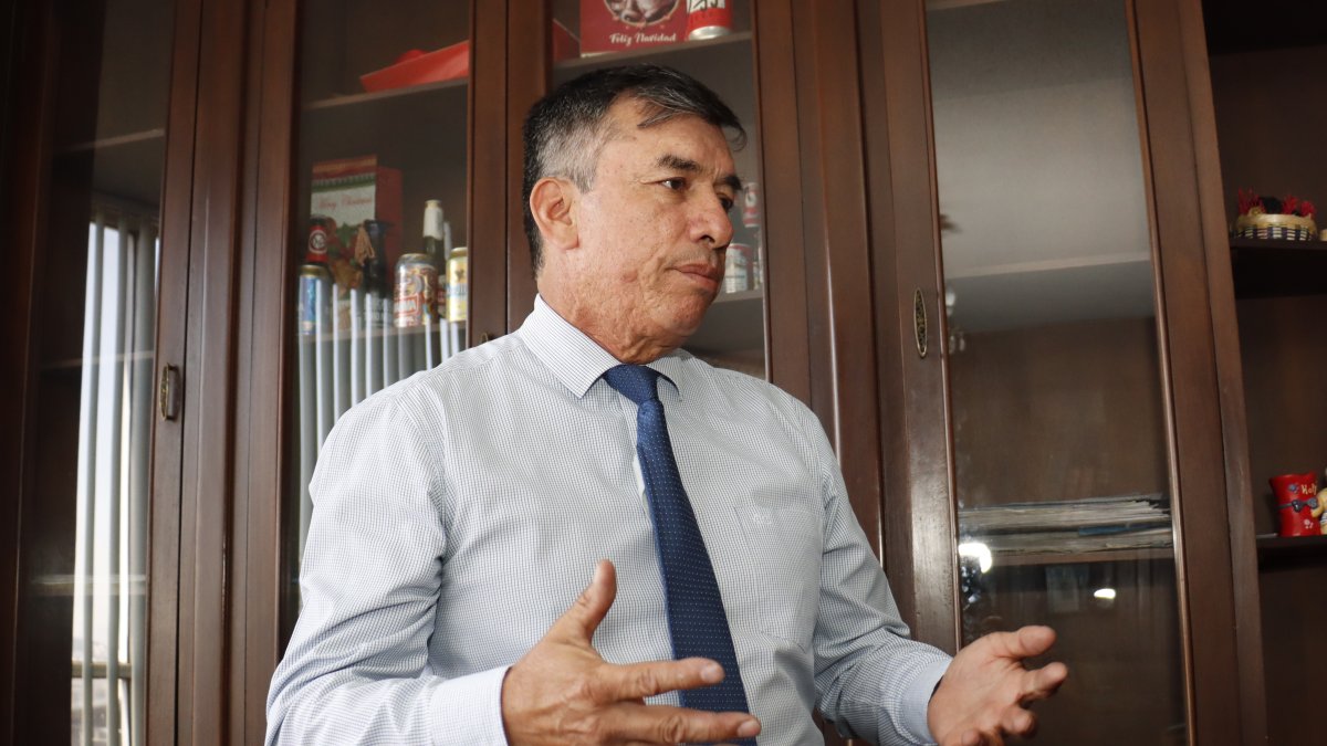 El coordinador de la veeduría ciudadana del concurso para designación de fiscal general del Estado, Hugo Arteaga.