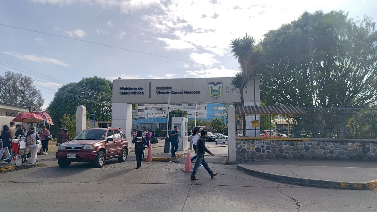El Hospital Vicente Corral Moscoso de Cuenca, provincia de Azuay.
