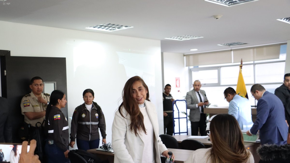 La excomandante general de la Policía Nacional, Tannya Varela Coronel, fue procesada este 19 de diciembre de 2025.